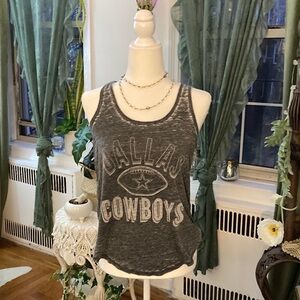 Dallas Cowboys Gray Tank Top